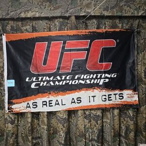 UFC Sand Priden Black and Orange Wall Banner - Ultimate Fighting Championship